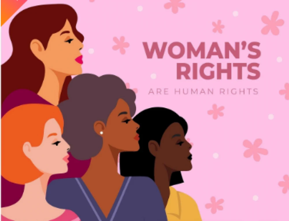 WOMEN RIGHTS ARE HUMAN RIGHTS surady